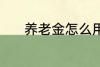 养老金怎么用 养老金如何使用