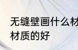 无缝壁画什么材质的好 无缝壁画哪些材质的好