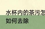 水杯内的茶污怎么去除 水杯内的茶污如何去除
