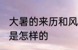 大暑的来历和风俗 大暑的来历和风俗是怎样的
