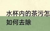 水杯内的茶污怎么去除 水杯内的茶污如何去除