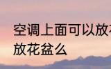 空调上面可以放花盆吗 空调上面能摆放花盆么