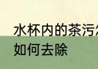 水杯内的茶污怎么去除 水杯内的茶污如何去除