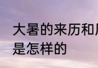 大暑的来历和风俗 大暑的来历和风俗是怎样的