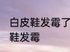 白皮鞋发霉了怎么洗掉 如何解决白皮鞋发霉