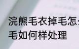 浣熊毛衣掉毛怎么样处理 浣熊毛衣掉毛如何样处理