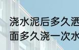 浇水泥后多久洒一次水 新浇的水泥地面多久浇一次水