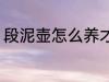 段泥壶怎么养才正确 如何养好段泥壶