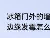 冰箱门外的墙发霉了怎么办 冰箱门缝边缘发霉怎么洗干净
