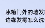 冰箱门外的墙发霉了怎么办 冰箱门缝边缘发霉怎么洗干净