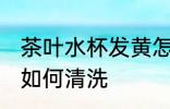 茶叶水杯发黄怎么清洗 茶叶水杯发黄如何清洗
