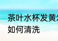 茶叶水杯发黄怎么清洗 茶叶水杯发黄如何清洗