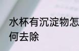 水杯有沉淀物怎么去 水杯有沉淀物如何去除