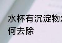 水杯有沉淀物怎么去 水杯有沉淀物如何去除