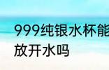 999纯银水杯能用开水吗 用银水杯能放开水吗