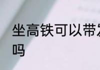 坐高铁可以带发胶吗 发胶能带上高铁吗